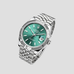 Rolex Date Adjust Green Dail