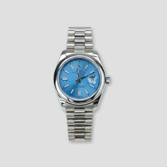 Rolex Sky Blue Date adjust dail