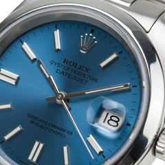 Rolex Sky Blue Date adjust dail
