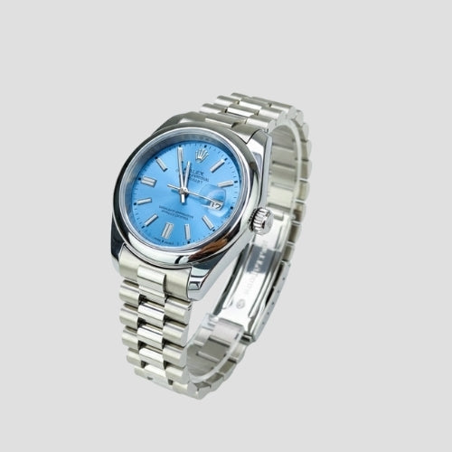 Rolex Sky Blue Date adjust dail