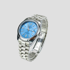 Rolex Sky Blue Date adjust dail