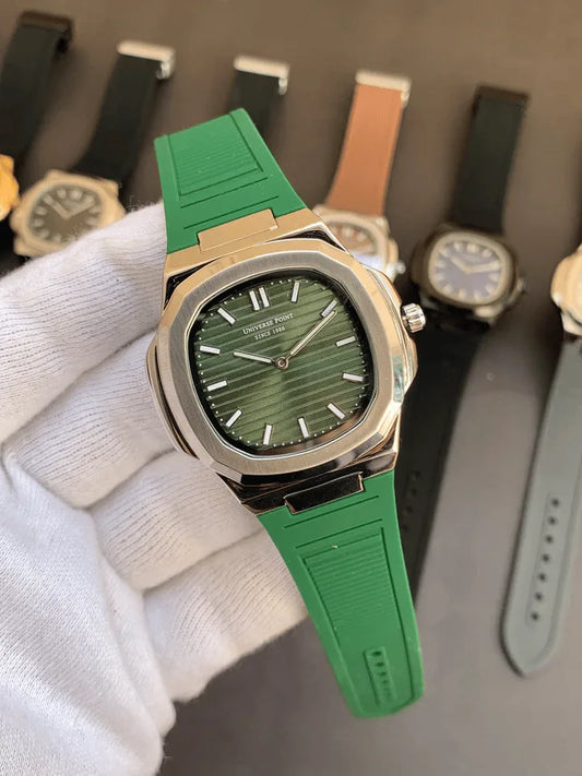 Universe point (112) Green ultra slim Men's watch